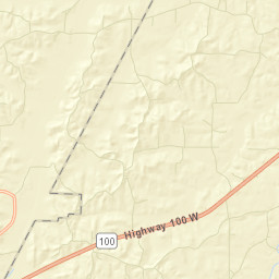 Garrett Tennessee Street Map