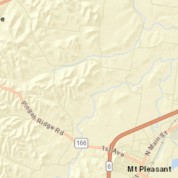 Ridley Tennessee Street Map