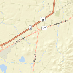 Zion Tennessee Street Map