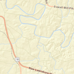 Hill Tennessee Street Map