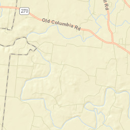 Poplins Crossroads Tennessee Street Map