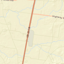 Deason Tennessee Street Map