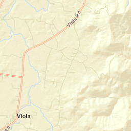 Viola Tennessee Street Map