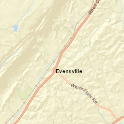 Old Washington Tennessee Street Map