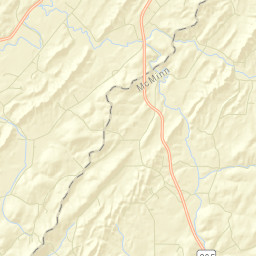 Tranquillity Tennessee Street Map