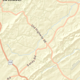 Christianburg Tennessee Street Map