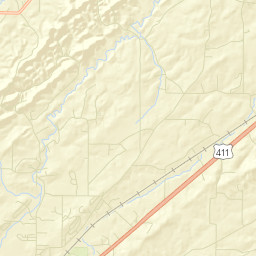 Rockville Tennessee Street Map