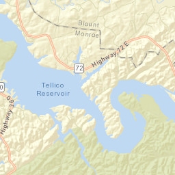 Toqua Tennessee Street Map