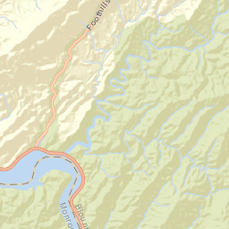 Chilhowee Tennessee Street Map