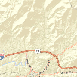 144 Johnson Farm Road, Canton, NC Street Map