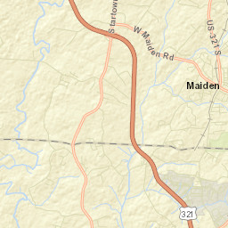 Maiden Street Map