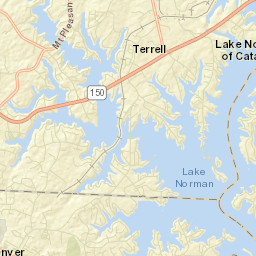 Lake Norman of Catawba Street Map