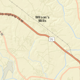 Wilsons Mills Street Map