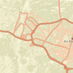As Sulaymānīyah Street Map