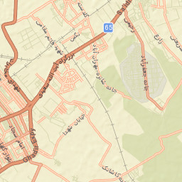 Chahar Dangeh Street Map