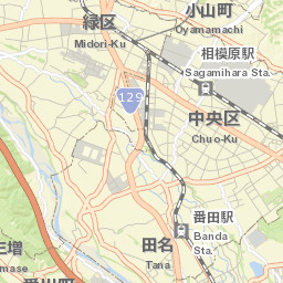 Sagamihara-shi Street Map
