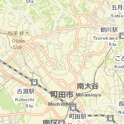 Machida-shi Street Map