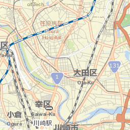 Ōta-ku Street Map