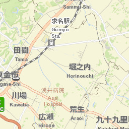 Tōgane Street Map