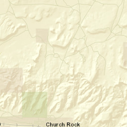 Church Rock Street Map