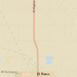 101-105 South Bickford Avenue El Reno OK Street Map