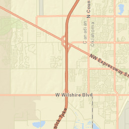 8200-8208 Northwest 121st Street, Oklahoma City Street Map