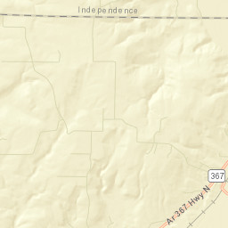 Possum Grape Arkansas Street Map