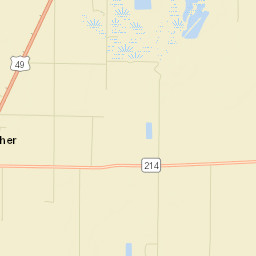 Brushey Lake Arkansas Street Map