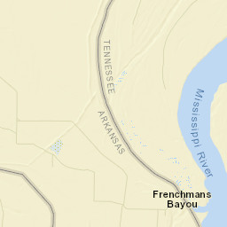 Howards Landing Tennessee Street Map