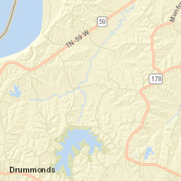 Randolph Tennessee Street Map