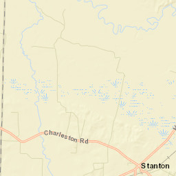Stanton Tennessee Street Map