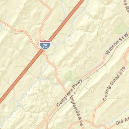Tellico Hills Tennessee Street Map