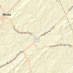 Manila Tennessee Street Map