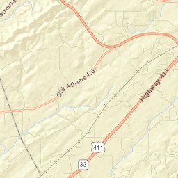 Sherril Heights Tennessee Street Map