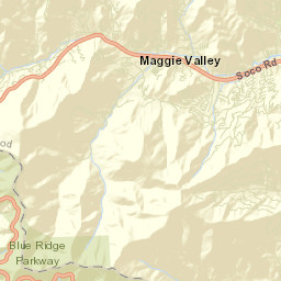 Maggie Valley Street Map