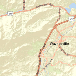 Waynesville Street Map