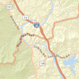 Avery Creek Street Map