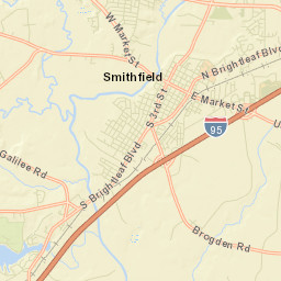 Johnston County Street Map