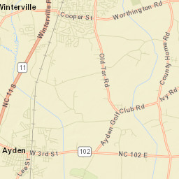 Winterville Street Map