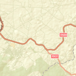 Tazoult-Lambese Street Map