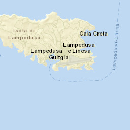 Lampedusa Street Map