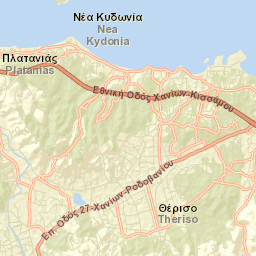 Galatás Street Map