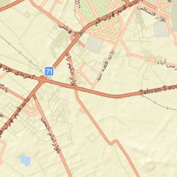Kahrizak Street Map