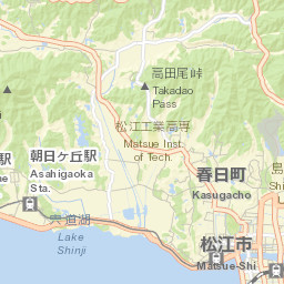 Matsue Street Map