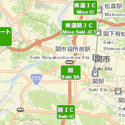 Seki-shi Street Map