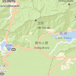 Fujikawaguchiko Street Map