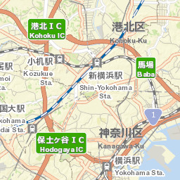 Yokohama Shi Street Map