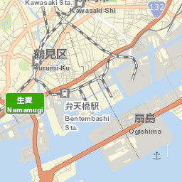 Kawasaki Street Map