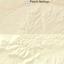 Peach Springs Arizona Street Map