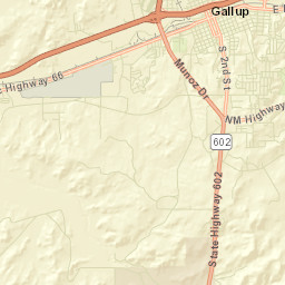 Gallup Street Map